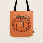 Scorpio Pumpkin Tote Bag Gallery Image 1