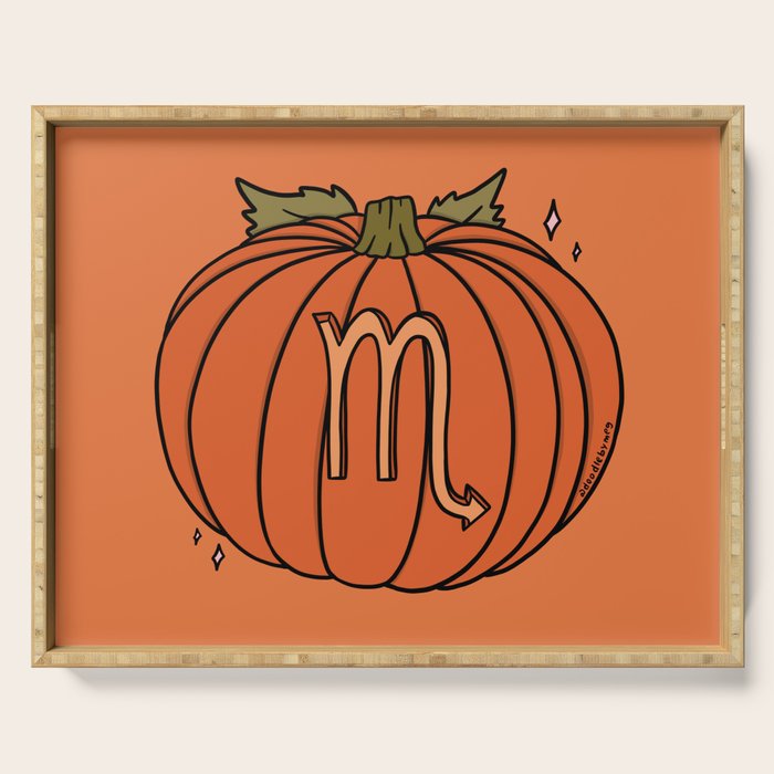 Scorpio Pumpkin Serving Tray Gallery Image 1