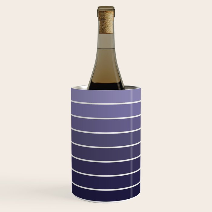 Gradient Arch XI Lavender Dusk Mid Century Modern Rainbow Wine Chiller Gallery Image 1