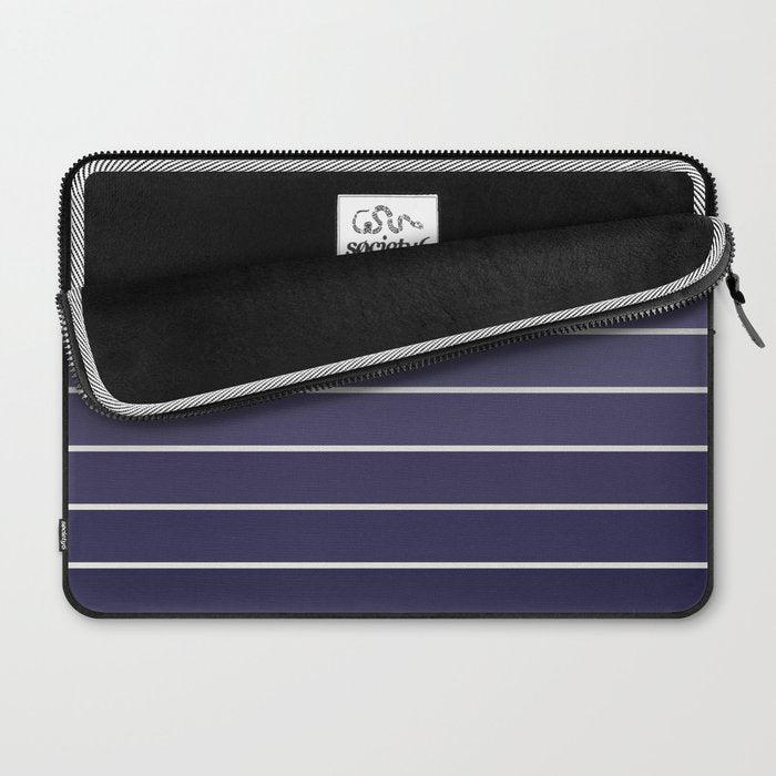 Gradient Arch XI Lavender Dusk Mid Century Modern Rainbow Laptop Sleeve Gallery Image 2