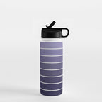 Gradient Arch XI Lavender Dusk Mid Century Modern Rainbow Water Bottle Gallery Image 1
