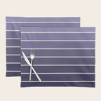 Gradient Arch XI Lavender Dusk Mid Century Modern Rainbow Placemat Gallery Image 1