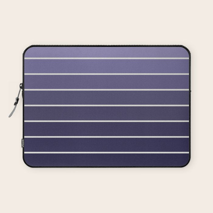 Gradient Arch XI Lavender Dusk Mid Century Modern Rainbow Laptop Sleeve Gallery Image 1