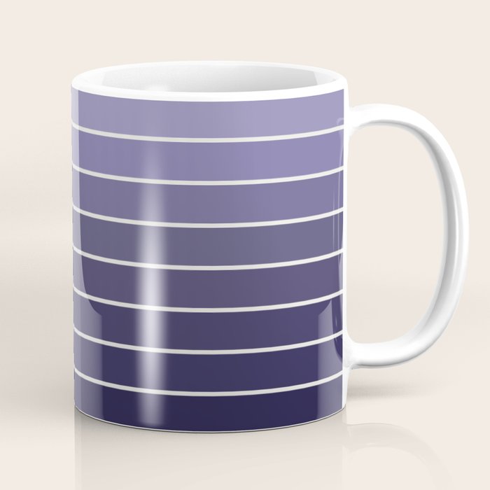 Gradient Arch XI Lavender Dusk Mid Century Modern Rainbow Coffee Mug Gallery Image 1
