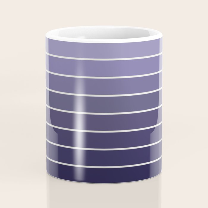 Gradient Arch XI Lavender Dusk Mid Century Modern Rainbow Coffee Mug Gallery Image 4