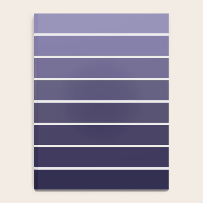 Gradient Arch XI Lavender Dusk Mid Century Modern Rainbow Notebook Gallery Image 4