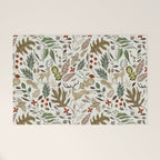 Christmas in the wild nature Welcome Mat Gallery Image 1