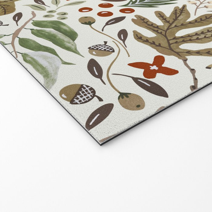 Christmas in the wild nature Welcome Mat Gallery Image 2