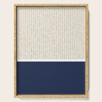 Beige Navy Serving Tray Gallery Image 1