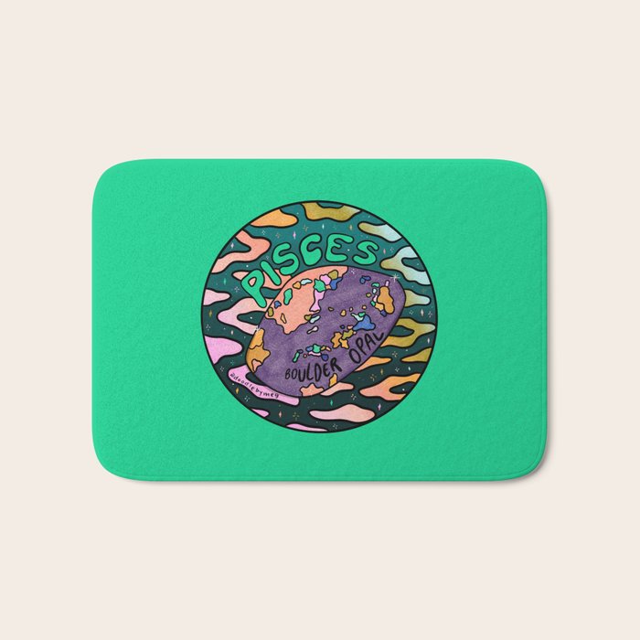 Pisces Crystal Bath Mat Gallery Image 1