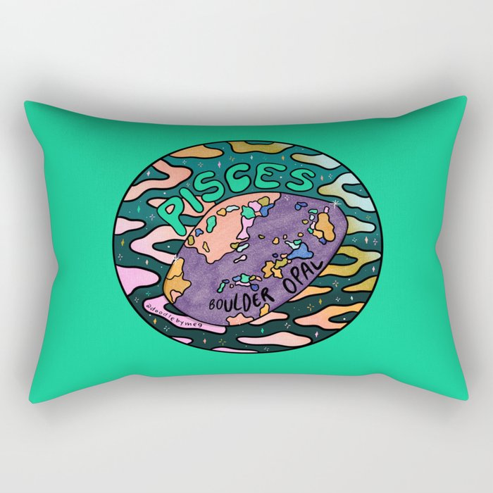 Pisces Crystal Rectangular Pillow Gallery Image 1