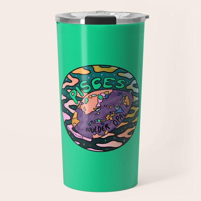 Pisces Crystal Travel Mug Gallery Image 1