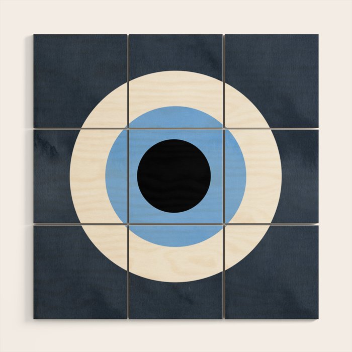 Evil Eye Wood Wall Art Gallery Image 1