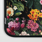 Floral D - Red, Pink, Yellow, Green, Black Baroque Floral Blossom Laptop Sleeve Gallery Image 3