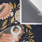 William Morris Butterfly - Midnight Garden Wall Tapestry Gallery Image 3