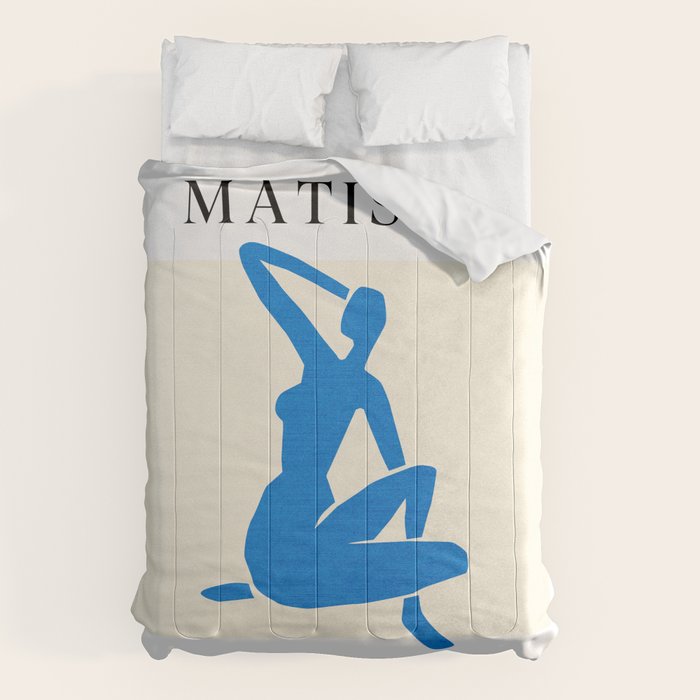Nude III | Henri Matisse Blue Nude Series Comforter Gallery Image 6