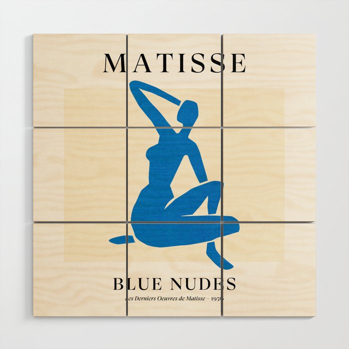Nude III | Henri Matisse Blue Nude Series Wood Wall Art Gallery Image 1