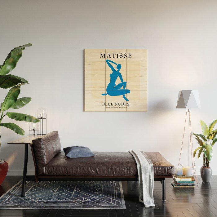 Nude III | Henri Matisse Blue Nude Series Wood Wall Art Gallery Image 2