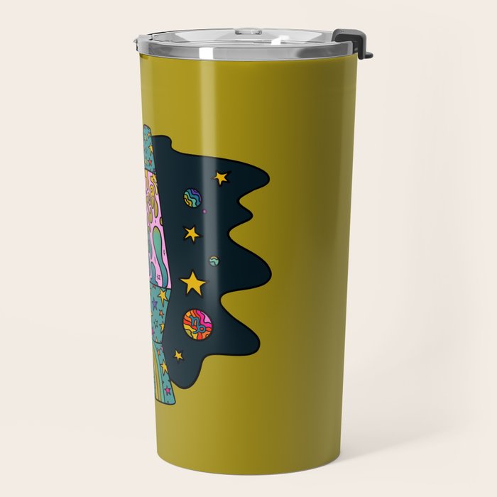 Capricorn Lava Lamp Travel Mug Gallery Image 2