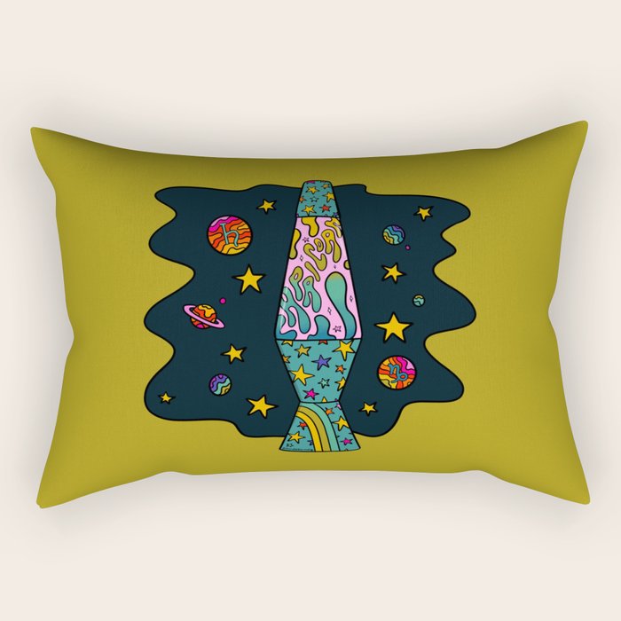 Capricorn Lava Lamp Rectangular Pillow Gallery Image 2