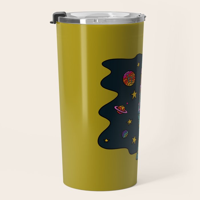 Capricorn Lava Lamp Travel Mug Gallery Image 3