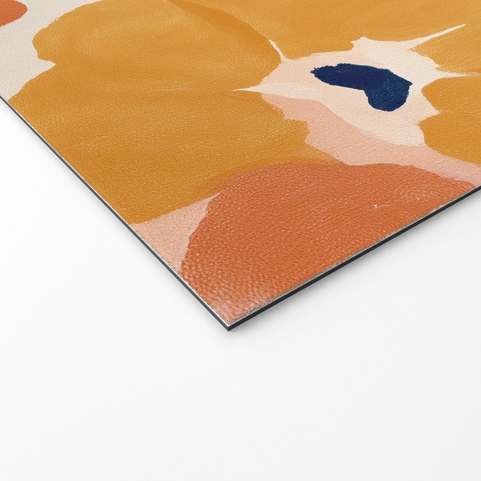 Soft Abstract Floral Garden II Welcome Mat Gallery Image 2