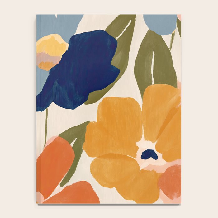 Soft Abstract Floral Garden II Notebook Gallery Image 4