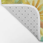 Toucans Tropical Paradise Watercolor Art Bath Mat Gallery Image 2
