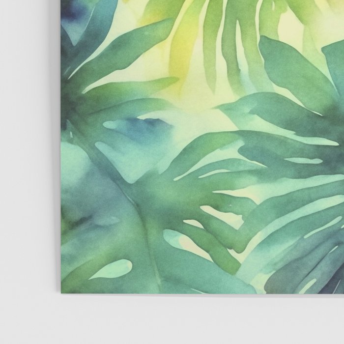 Toucans Tropical Paradise Watercolor Art Poster Gallery Image 3