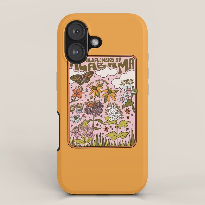 Alabama Wildflowers iPhone Case Gallery Image 1