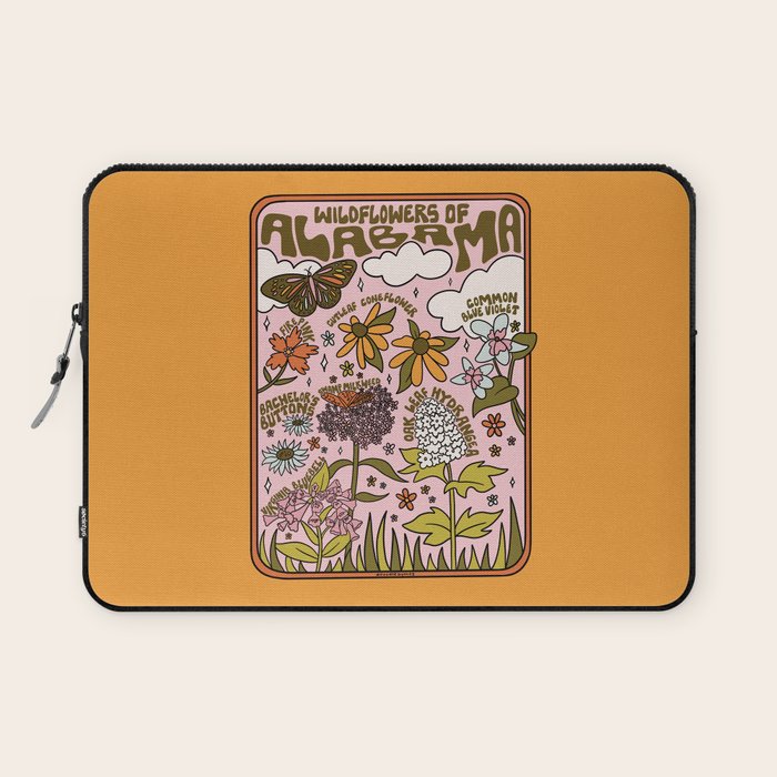 Alabama Wildflowers Laptop Sleeve Gallery Image 1