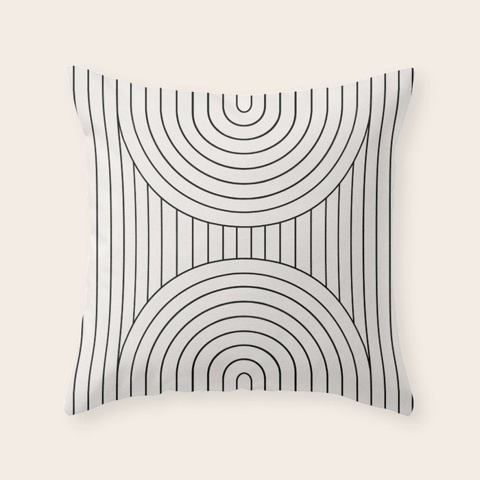 Arch Symmetry VI Throw Pillow Gallery Image 6
