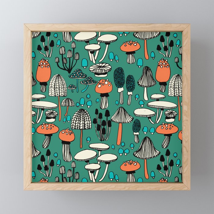 Mushroom Mini Art Print Gallery Image 1