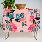 Tropical Flamingos - Pink Palette Credenza Gallery Image 1