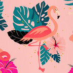 Tropical Flamingos - Pink Palette Coffee Mug Gallery Image 2
