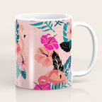Tropical Flamingos - Pink Palette Coffee Mug Gallery Image 1