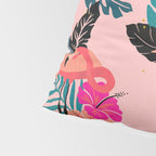 Tropical Flamingos - Pink Palette Pillow Sham Gallery Image 4