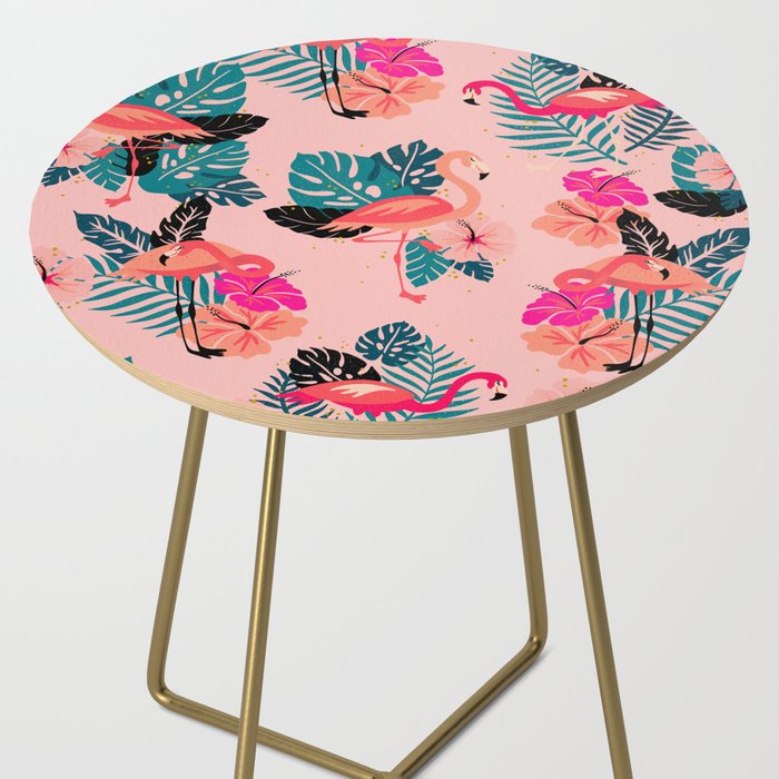 Tropical Flamingos - Pink Palette Side Table Gallery Image 2