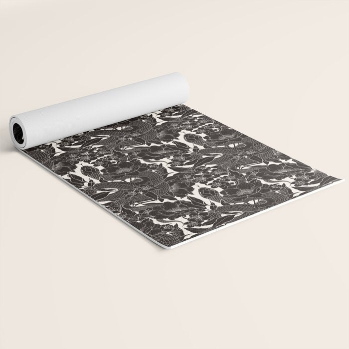 Enchanted Snake Block Print Yoga Mat Gallery Image 2