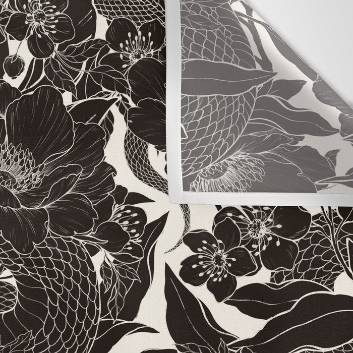 Enchanted Snake Block Print Wall Tapestry Gallery Image 3