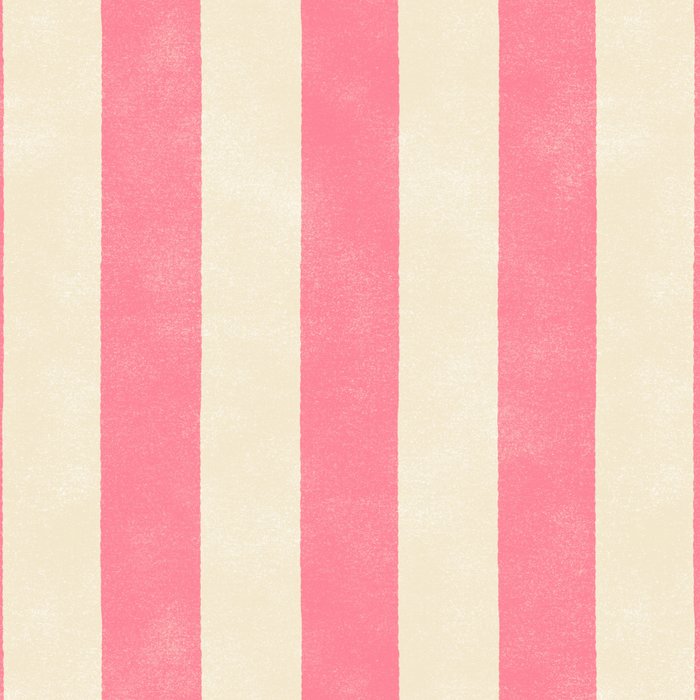 Cabana Stripe - pink & cream Coffee Mug Gallery Image 2