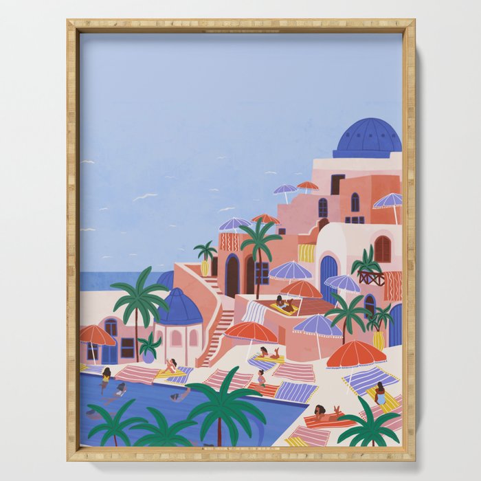 Summer Vacation Serving Tray Gallery Image 1