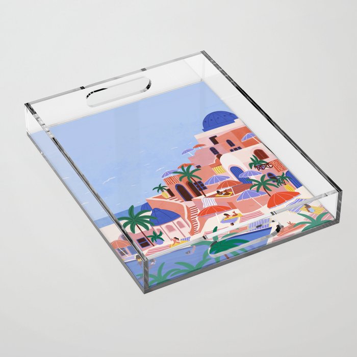 Summer Vacation Acrylic Tray Gallery Image 1