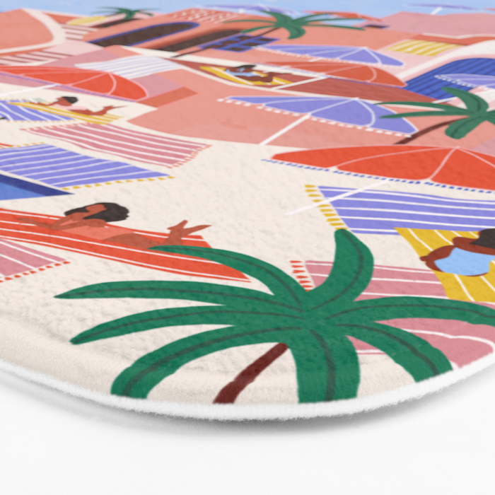 Summer Vacation Bath Mat Gallery Image 3