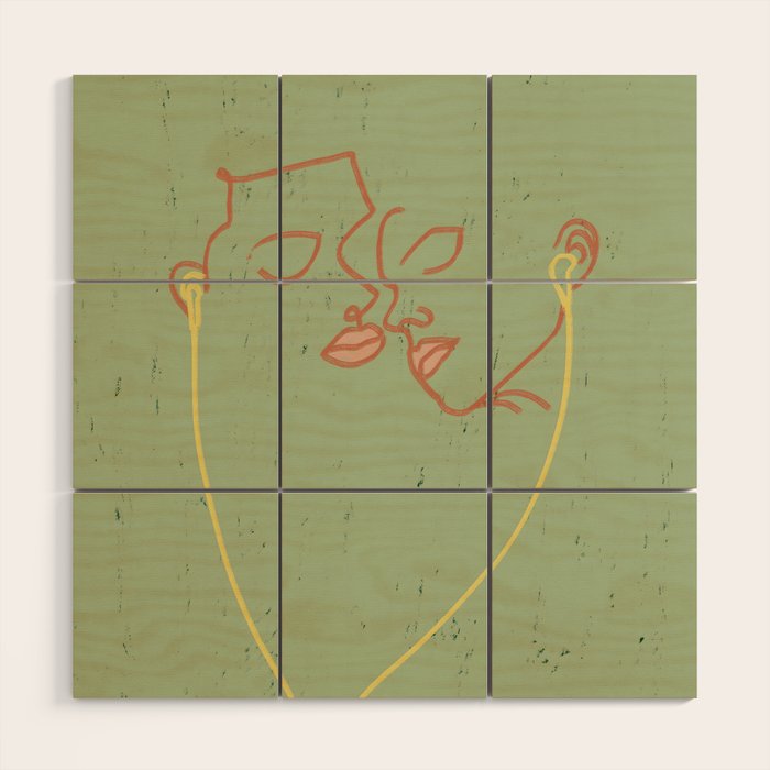 Modern Love Wood Wall Art Gallery Image 1