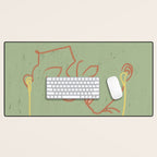 Modern Love Desk Mat Gallery Image 1