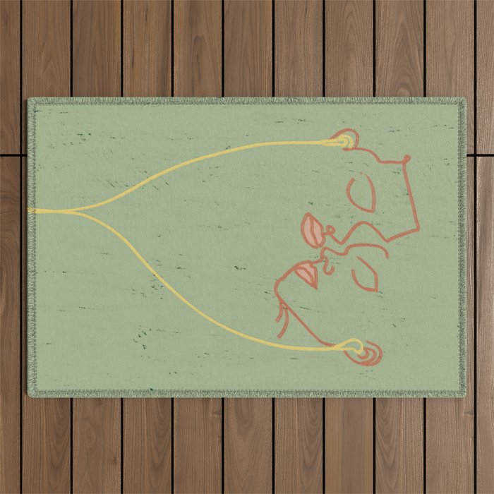 Modern Love Outdoor Rug Gallery Image 1