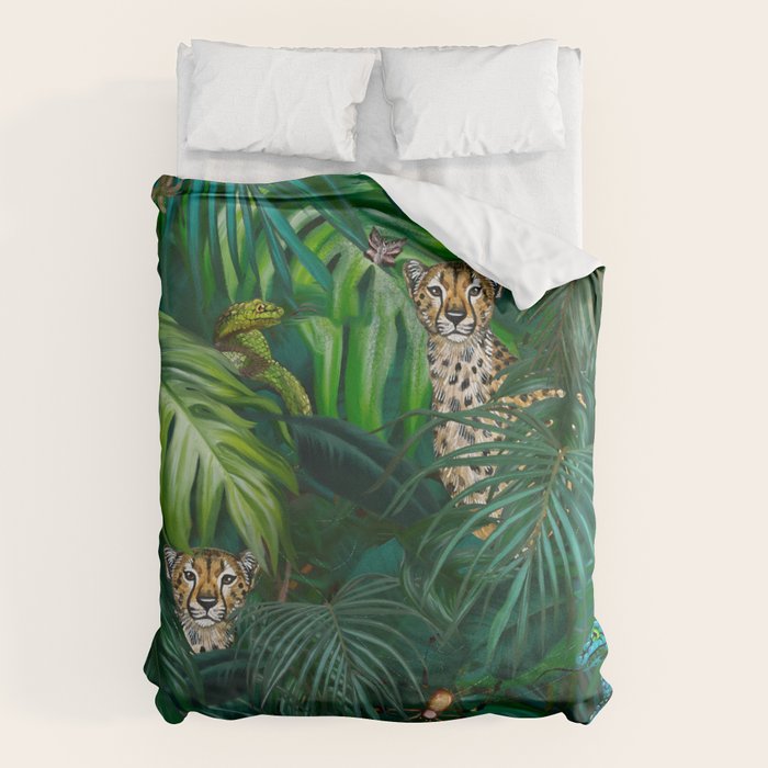 Jungle Cheetah Prints Duvet Cover Gallery Image 6