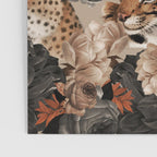 LEOPARD AND FLORAL NIGHT PATTERN Poster Gallery Image 3