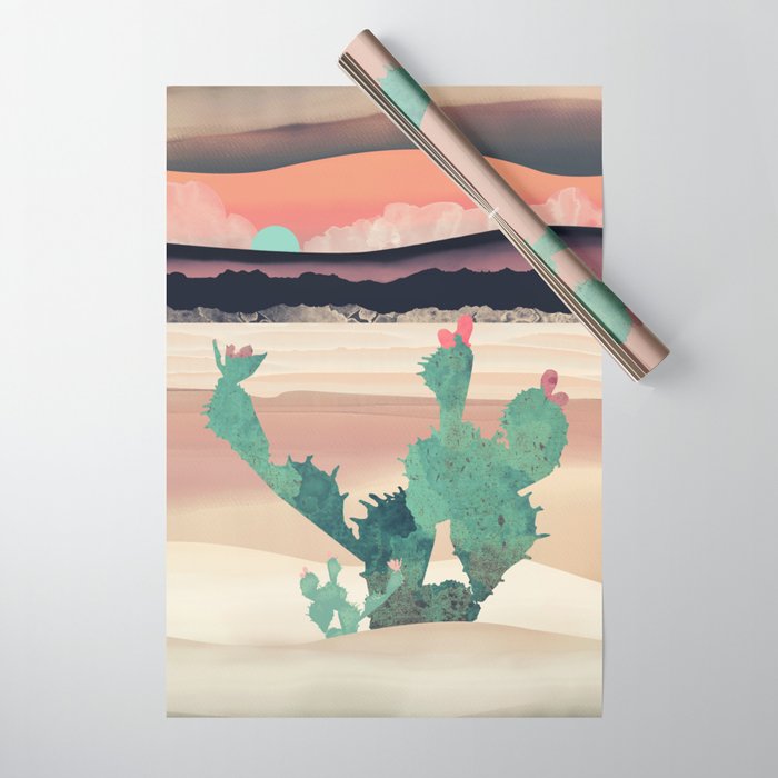 Desert Dawn Wrapping Paper Gallery Image 1